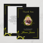 Funeral-bedankt-kaart Bedankkaart (Voorkant / Achterkant)