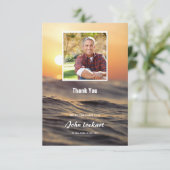 Funeral-bedankt-kaart Kaart (Staand voorkant)