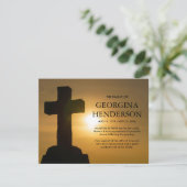 Funeral Bedankt | Religieus Heilig Kruis (Staand voorkant)