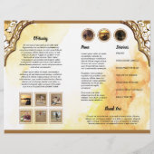 Funeral Brochure Sjabloon (Achterkant)