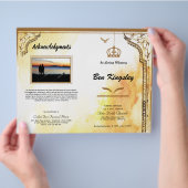 Funeral Brochure Sjabloon (Hand)