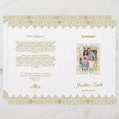 Funeral Brochure Sjabloon (Voorkant / Achterkant)