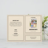 Funeral Brochure Sjabloon (Staand voorkant)