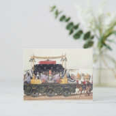 Funeral Car van de hertog van Wellington, 1853 Briefkaart (Staand voorkant)