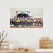 Funeral Car van de hertog van Wellington, 1853 Poster (Keuken)