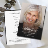 Funeral Celebration of Life Photo Programma