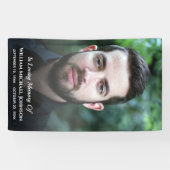 Funeral Custom Photo Bereavement in Loving Memory Spandoek (Horizontaal)
