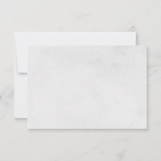 Funeral Dank u Kaart | WATERVERF (Achterkant)