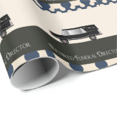 Funeral Director Gift Wrapping Paper Cadeaupapier (Rol Hoek)
