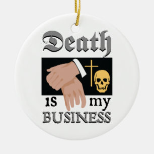 Funeral Director Keramisch Ornament