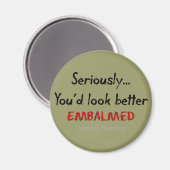 Funeral Director/Mortician Funny Hearse Design Magneet (Voorkant / Achterkant)