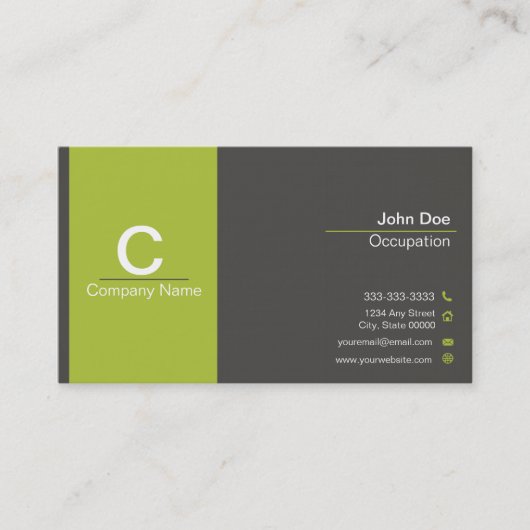 Funeral Director Visitekaartje (Voorkant)