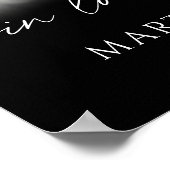 Funeral Forever In Our Hearts Photo Modern Script Poster (Hoek)