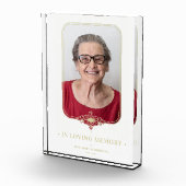 Funeral Golden Effect Ornamental Lace Foto (Rechts)