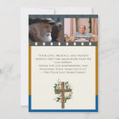 Funeral Invitation Card – Celebration of Life Save The Date (Achterkant)