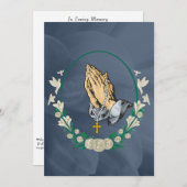 Funeral Invitation Save The Date (Voorkant / Achterkant)