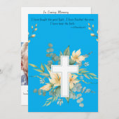 Funeral Invitation Save The Date (Voorkant / Achterkant)