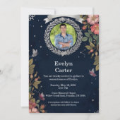 Funeral Invitation Template Elegant Memorial (Devant)