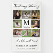 Funeral is aangepast aan de videobeelden spandoek (Verticaal)