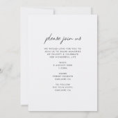 Funeral Memorial | Informele viering van het leven Kaart (Achterkant)