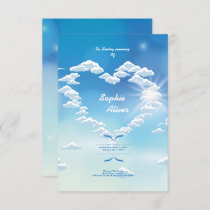 Funeral Memorial Prayer Card Kaart
