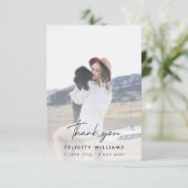 Funeral Memorial | Viering van het leven Bedankkaart (Staand voorkant)