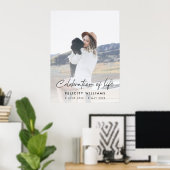 Funeral Memorial | Viering van het leven Poster (Thuiskantoor)