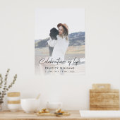 Funeral Memorial | Viering van het leven Poster (Keuken)