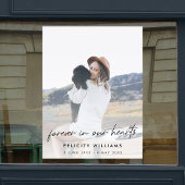 Funeral Memorial | Viering van het leven Raamsticker