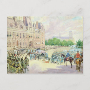 Funeral of General Joseph Gallieni 1916 Briefkaart