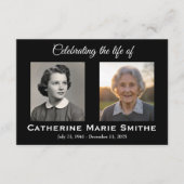 Funeral or Memorial Double Image (Voorkant)