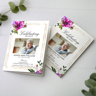 Funeral Order of Service   Paardenbloemen Programma