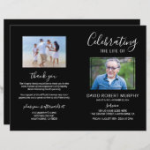 Funeral Order of Service | Photo Memorial Programm (Voorkant / Achterkant)