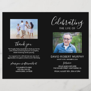 Funeral Order of Service   Photo Memorial Programm