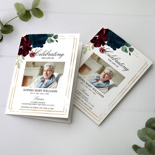 Funeral Order of Service | Programma Floral Memori