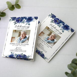 Funeral Order of Service Programma Floral Memori