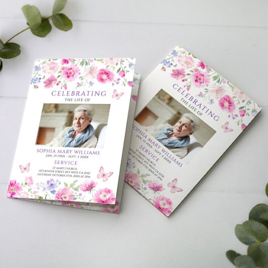 Funeral Order of Service | Programma Floral Memori