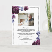 Funeral Order of Service | Programma Floral Memori (Achterkant)