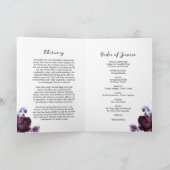 Funeral Order of Service | Programma Floral Memori (Binnen)