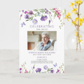 Funeral Order of Service | Programma Floral Memori (Gele Bloem)