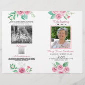 Funeral Order of Service Rozen Celebration of Life Flyer (Voorkant)