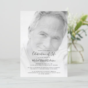 Funeral Photo Celebration of Life Memorial Kaart