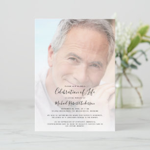 Funeral Photo Celebration of Life Memorial Kaart