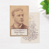 Funeral  Photo Script Memorial Prayer Kaart (Bureau)