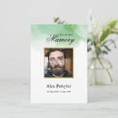 Funeral Prayer Card Template (Staand voorkant)