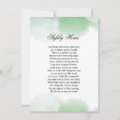 Funeral Prayer Card Template (Achterkant)