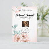 Funeral Prayer Card Template (Staand voorkant)