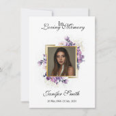 Funeral Prayer Card Template (Voorkant)
