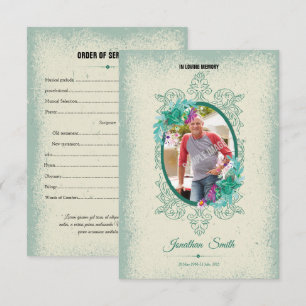 Funeral Program Card Kaart