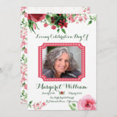 Funeral Program Card Programma (Voorkant / Achterkant)